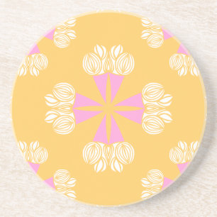 Posavasos Ramo de verano atrevido sobre dorado