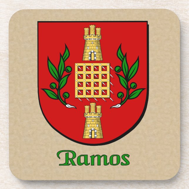 Posavasos Ramos Family Shield (Frente)