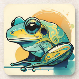 Posavasos Rana Art Deco Conjunto de escayola de plástico dur