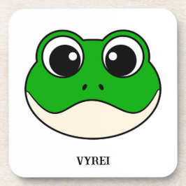 Posavasos Rana Cute Sonriente