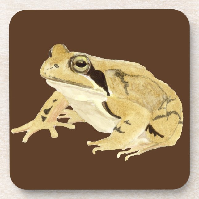 Posavasos Rana de madera (Frente)