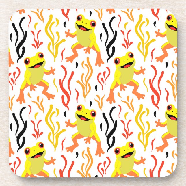 Posavasos Ranas juguetonas (Frente)