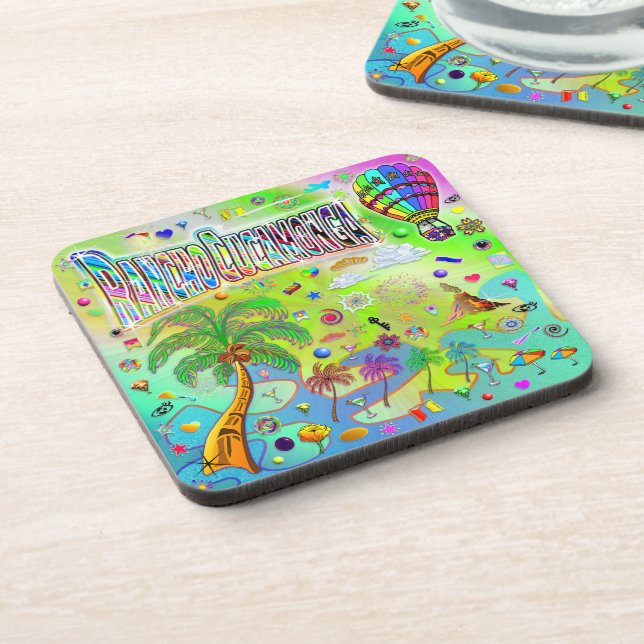 Posavasos Rancho Cucamonga Coaster Melodía Atemporal (Lado Izquierdo)