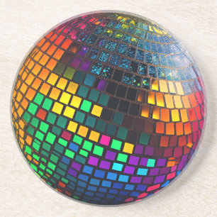 Posavasos Ranura cósmica: Pelota Disco Lino Cut