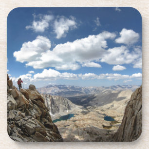 Posavasos Rastro del Mt Whitney sobre Hitchcock y los lagos