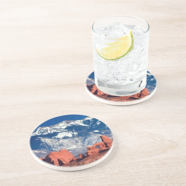 Posavasos Rastro equilibrado de la roca (Lado)
