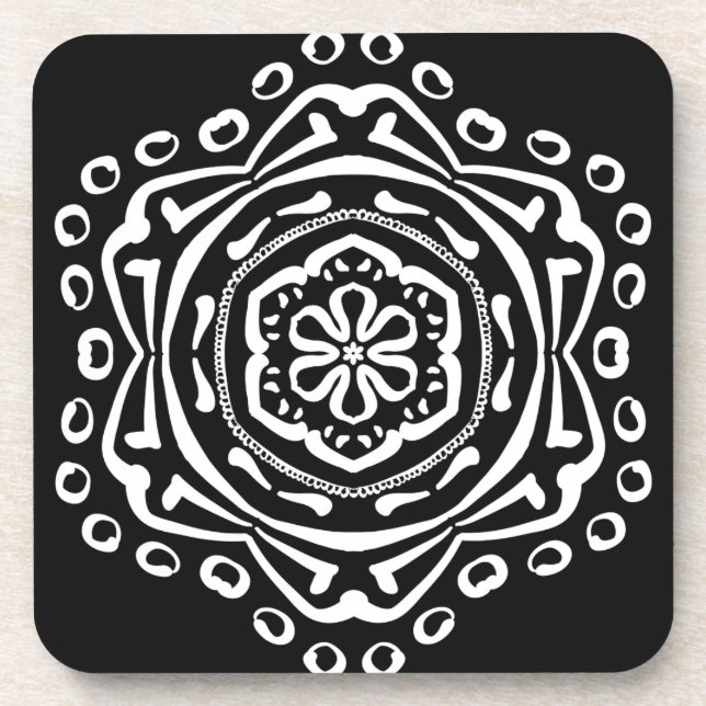 Posavasos Raven Mandala (Frente)