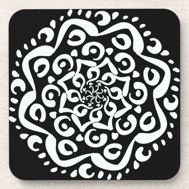 Posavasos Raven Mandala (Frente)