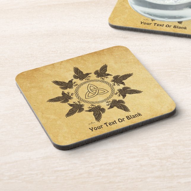 Posavasos Ravens Circle Dance (Lado Izquierdo)