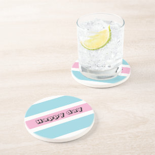Posavasos Rayas Amarillas Y Azules