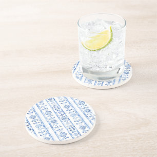Posavasos Rayas Azules Rústicas Italianas de Sicilia