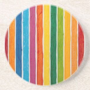 Posavasos Rayas de arcoíris radiante