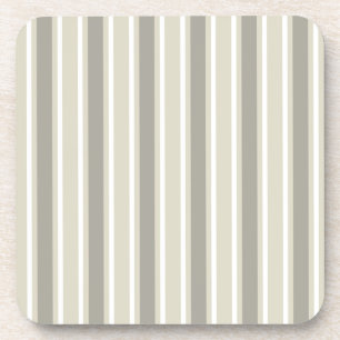 Posavasos Rayas de caramelo beige