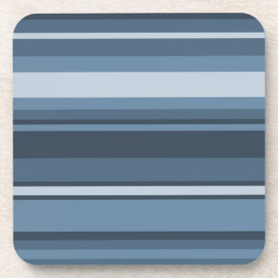Posavasos Rayas de color gris-azul