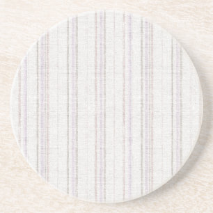 Posavasos Rayas de lavanda marfil