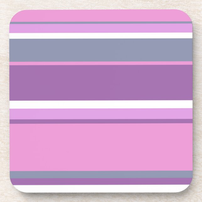 Posavasos Rayas de lilac (Frente)
