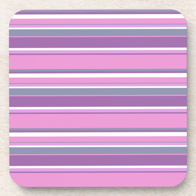 Posavasos Rayas de lilac (Frente)