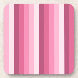 Posavasos Rayas de sombra rosadas