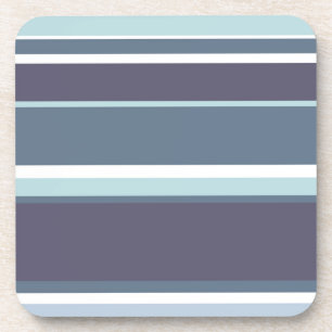 Posavasos Rayas grises azules