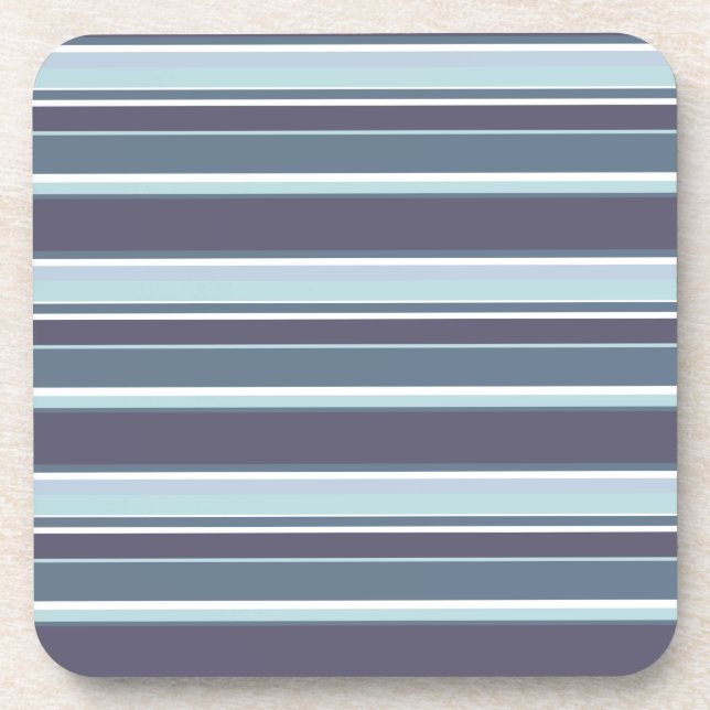 Posavasos Rayas grises azules (Frente)