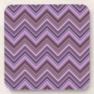 Posavasos Rayas Mauve zigzag