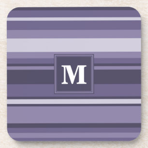 Posavasos Rayas moradas monográficas