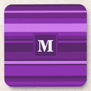 Posavasos Rayas moradas monográficas