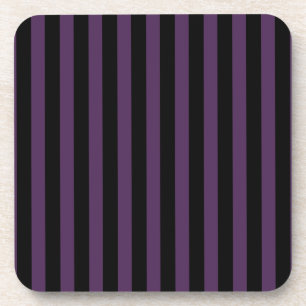 Posavasos Rayas moradas y negras oscuras