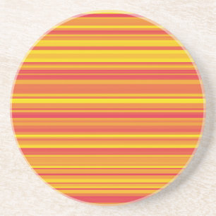 Posavasos Rayas Naranjas Rojas Amarillas
