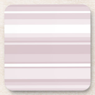 Posavasos rayas rosadas de cuarzo Rosa