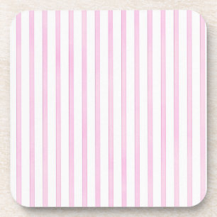 Posavasos Rayas rosadas de la acuarela del fondo