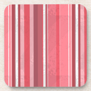 Posavasos Rayas rosadas y agudas