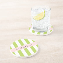 Rayas verdes, líneas, patrón rayado, nombre