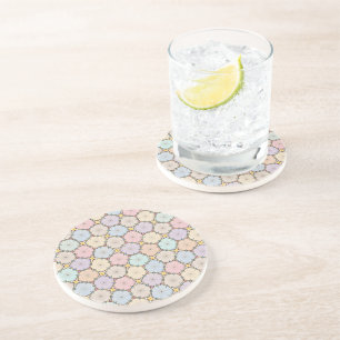 Posavasos Rebanadas de madera pastel
