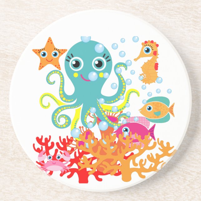 Posavasos Recepción al océano (Frente)