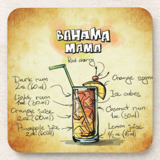 Posavasos Receta Bahama Mama Bartender Bebe