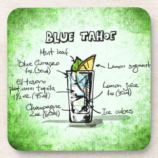 Posavasos Receta de bebida azul para tahoe