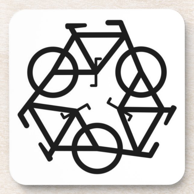 Posavasos Reciclaje de las ruedas de corcho (Frente)