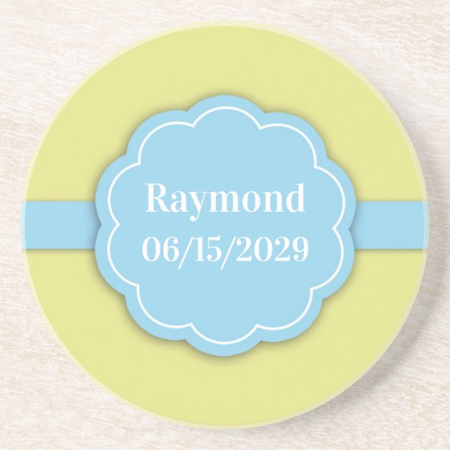 Posavasos Recién nacido de Baby Shower (Frente)