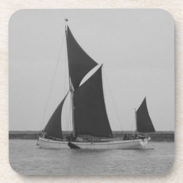 Posavasos Recordatorio de Gabarra de Vela