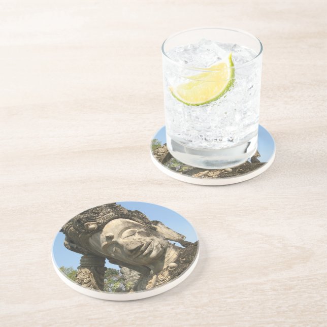 Posavasos Rectificando Buda... Nong Khai, Isan, Tailandia (Lado)