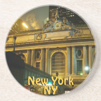 Posavasos Recuerdo central magnífico de la estación NY del