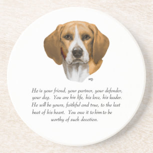 Posavasos Recuerdo de Beagle MACHO