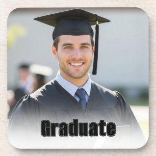 Posavasos Recuerdo de foto de graduación personalizada regal