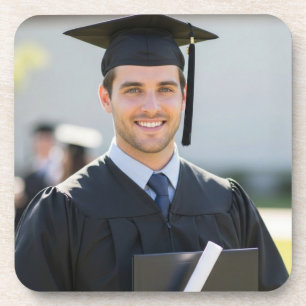 Posavasos Recuerdo de foto de graduación personalizada regal