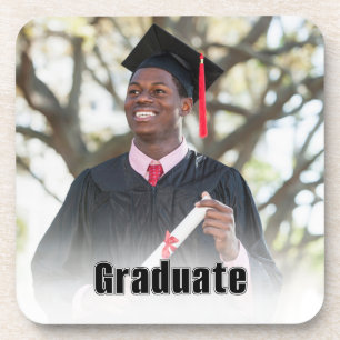 Posavasos Recuerdo de foto de graduación personalizada regal
