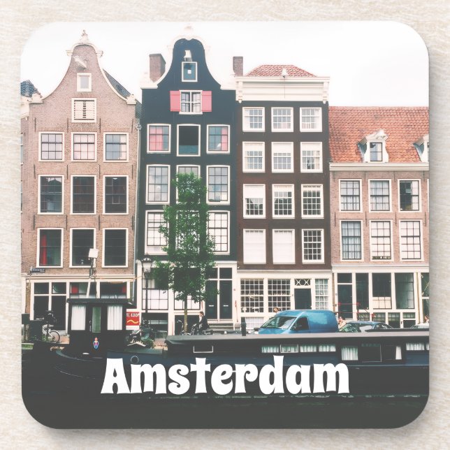 Posavasos Recuerdo de viaje a Amsterdam (Frente)