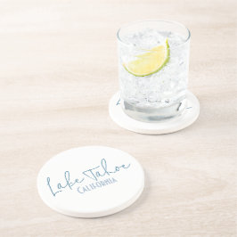 Posavasos Recuerdo de viaje al lago Tahoe, California