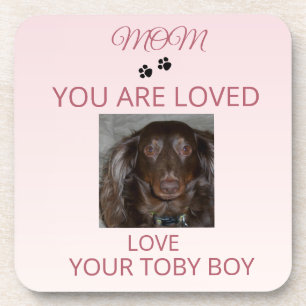 Posavasos Recuerdo Fotográfico de la Mascota de Mamá Querida