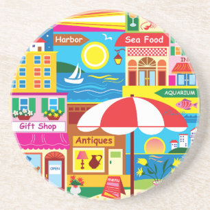 Posavasos Recuerdos de la costa